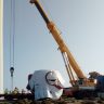 Road transport from Germany to Evia island Greece of a windmill generator