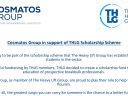 Cosmatos Group in support of THLG Scholarship Scheme